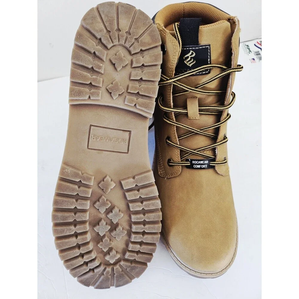 Rocawear Men's Suede Boots - Size 10.5 NWOT Brown